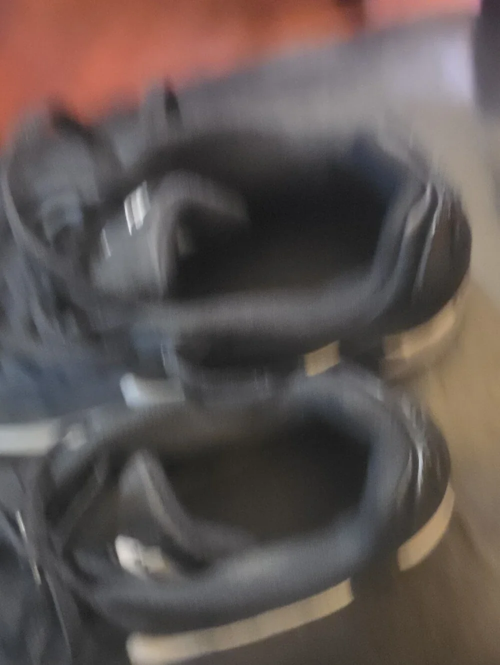 Nike Kids Black Sneakers with White Swoosh